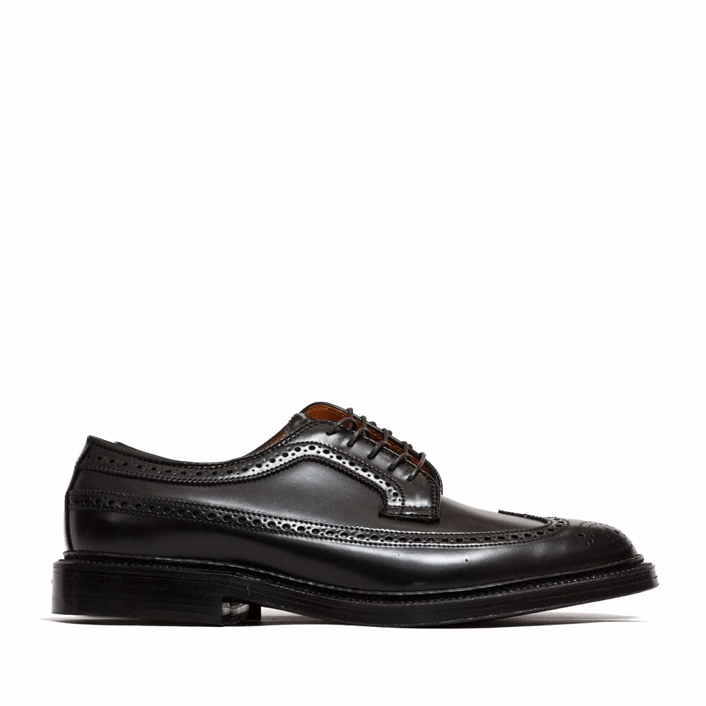 Seamless Fit Work Commute velcro Alden Black Cordovan Longwing Blucher