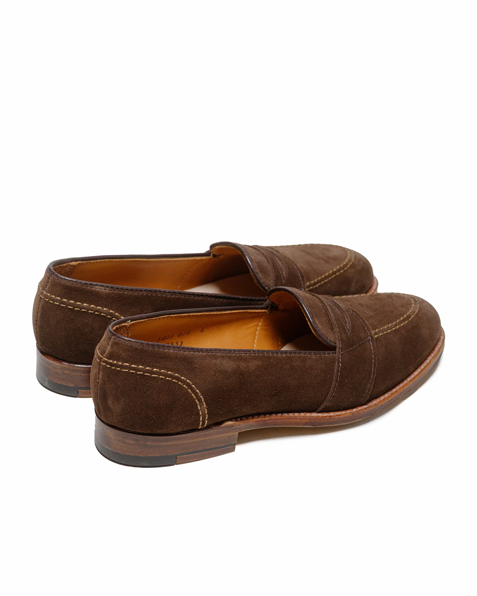 Soft Material Alden Full Strap Loafer Humus Suede 68333