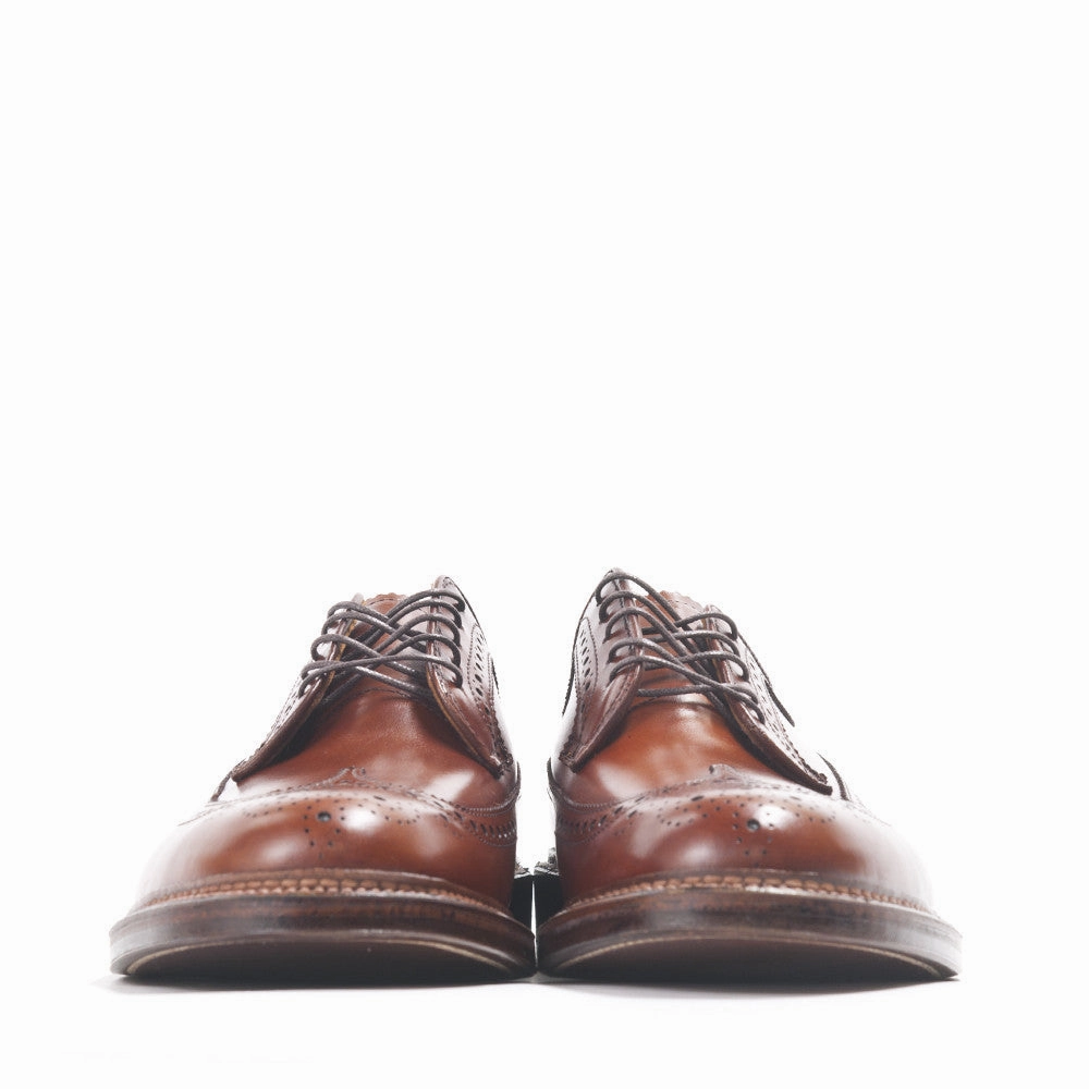 Alden Longwing Blucher 979 in Burnished Tan Calf Breathable Road Trip Slip Resistant All Weather