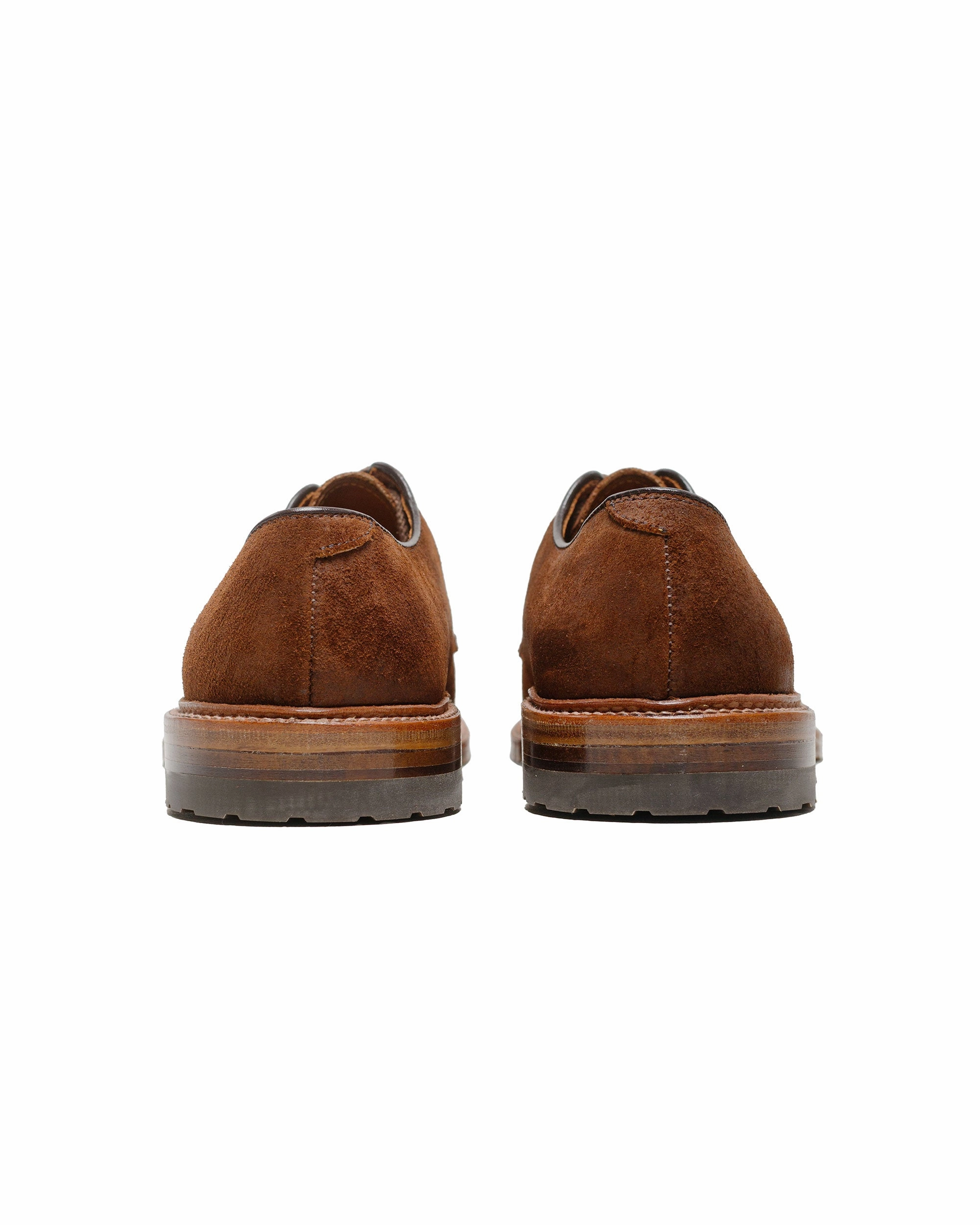 Love Glow Alden Plain Toe Blucher Reverse Tobacco Chamois 9474C