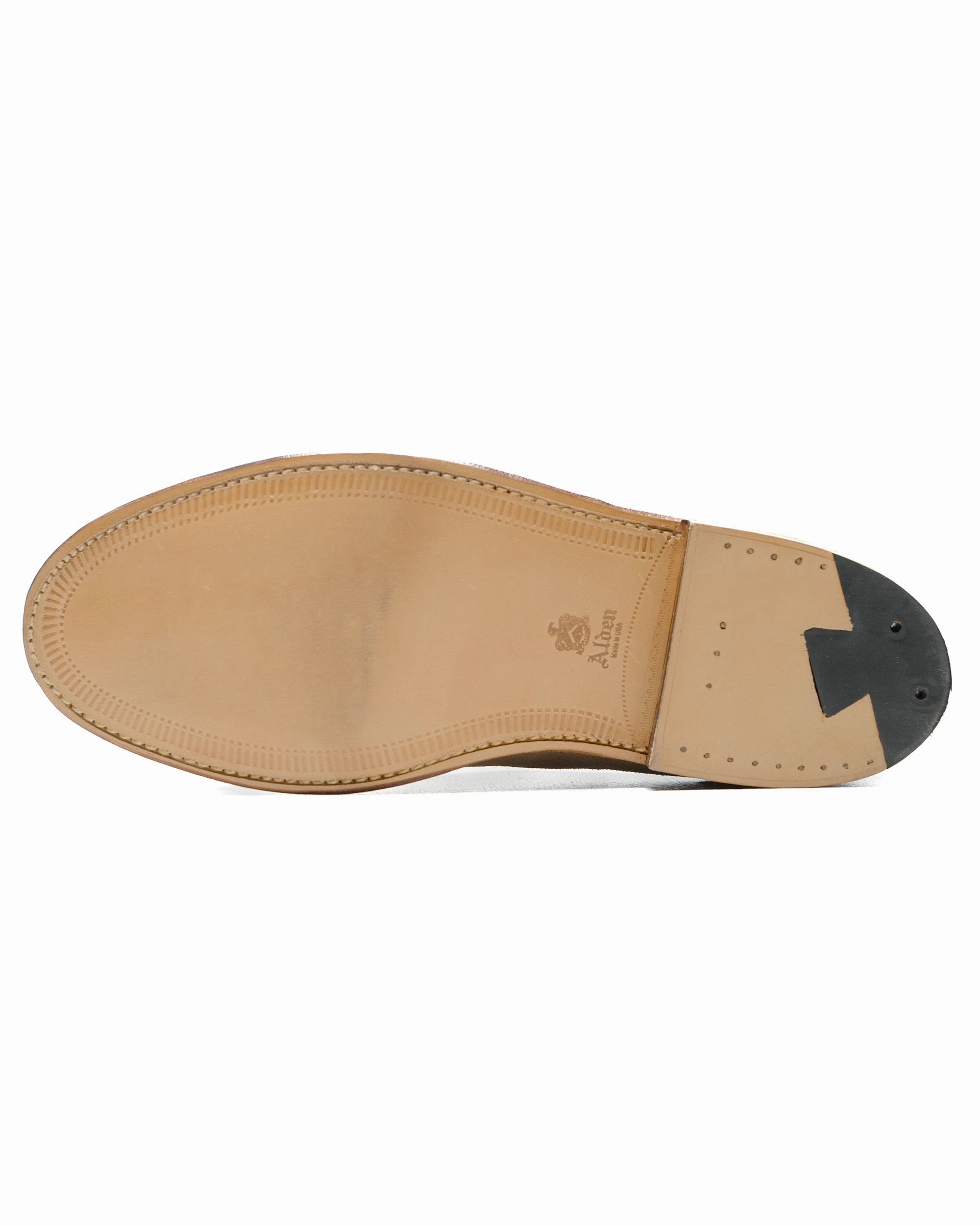 Alden Plain Toe Blucher Tan Suede G2401 Free Pace