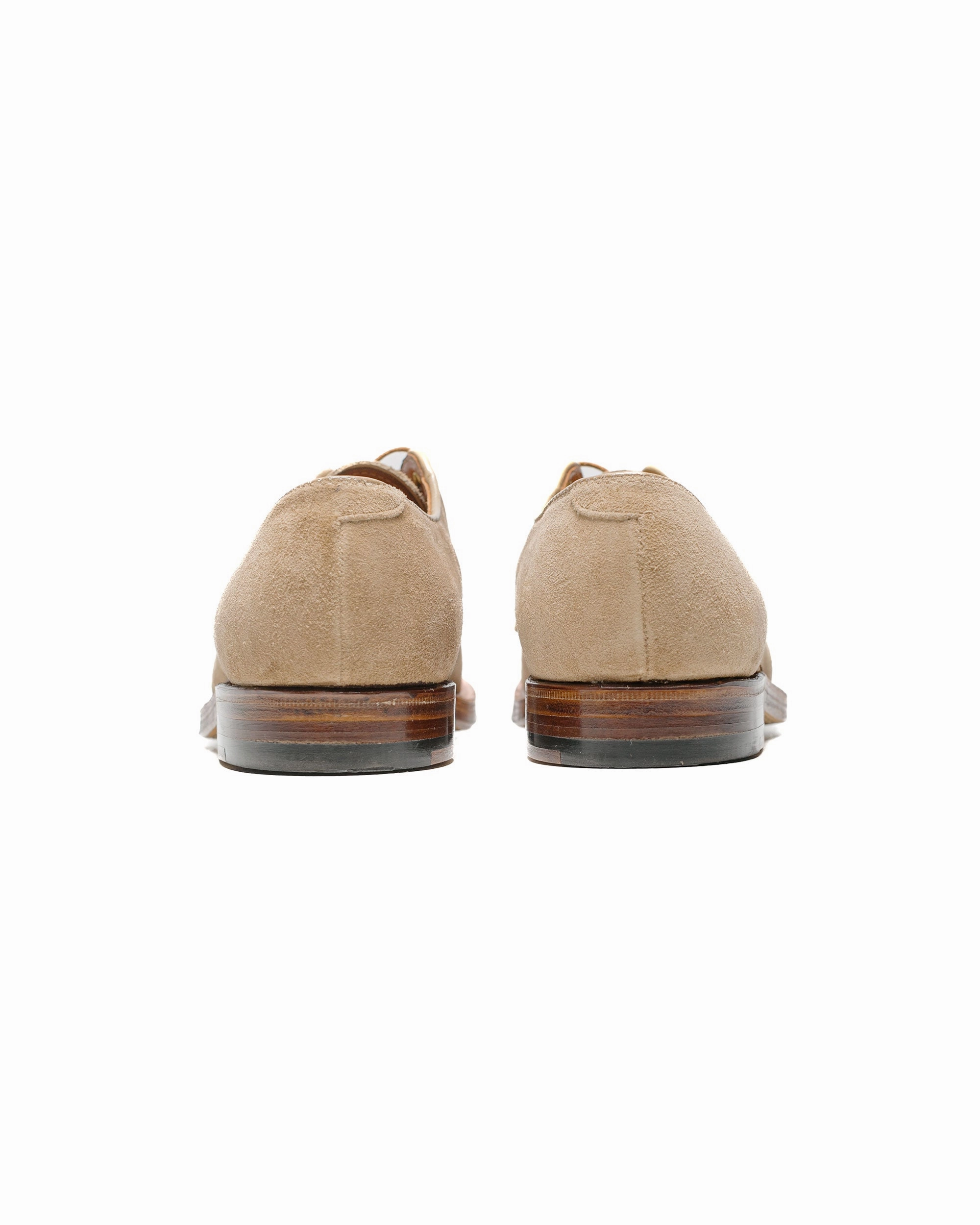 Alden Plain Toe Blucher Tan Suede G2401 Flexible Fit Active People