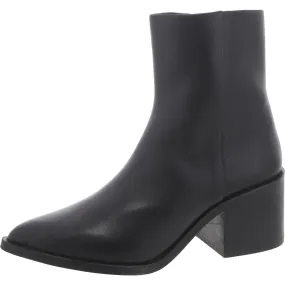 Quick   Dry Alia Womens Pointed Toe Block Heel Ankle Boots