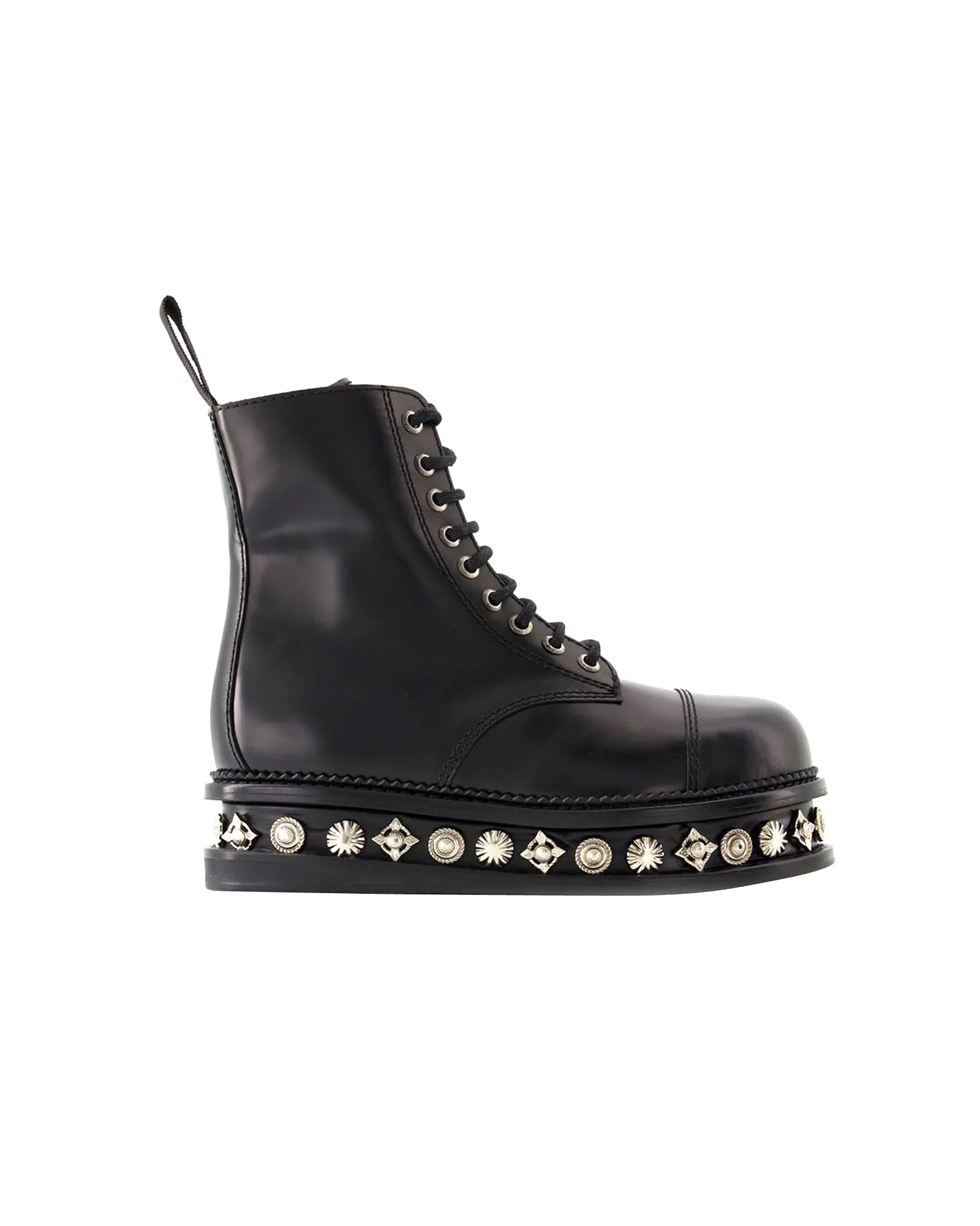 Aj1287 Boots - Toga Pulla - Leather - Black Low Rise Eco Material Comfort Seeker