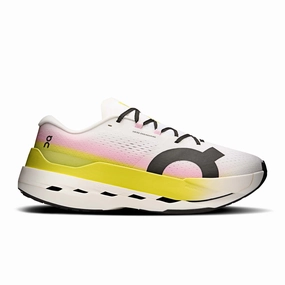 On | Men's Cloudboom Max Running Shoes - Lime/Raspberry celebrity - endorsed shoes recyclable shoes