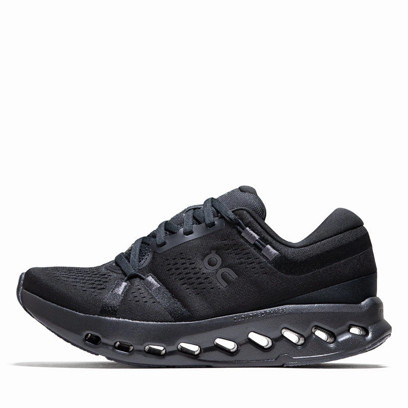 night - running safety Women's On Cloudsurfer 2 - Black/Black