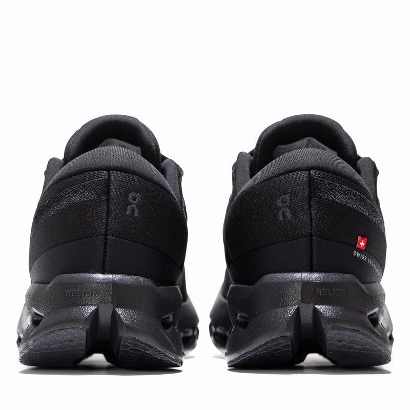 Women's On Cloudsurfer 2 - Black/Black Secure Foam evening run shoes
