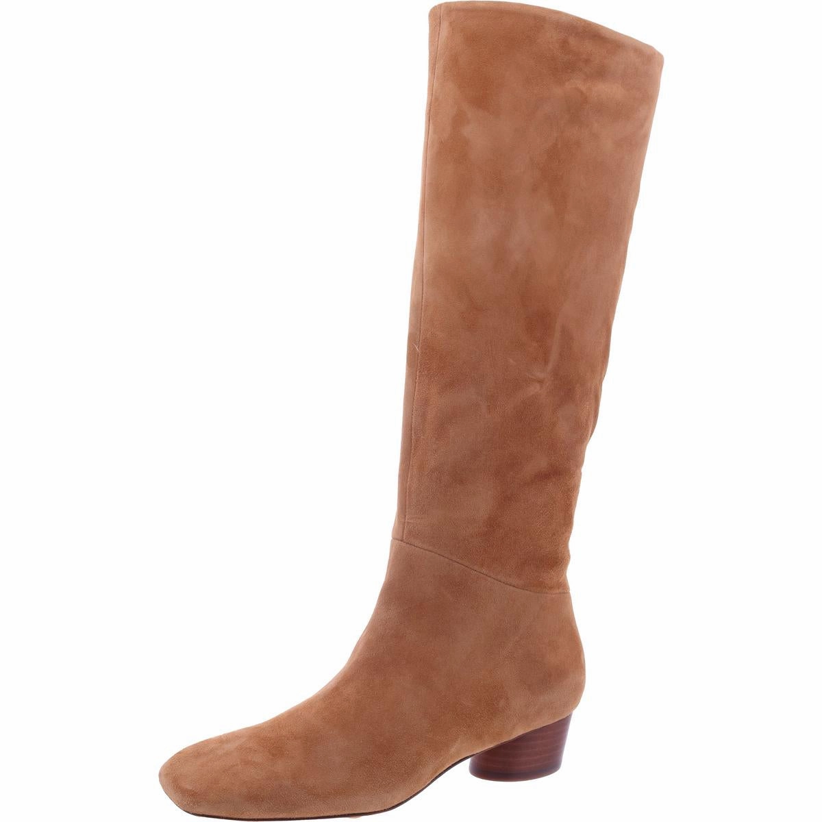 Ramona Womens Suede Pull On Knee-High Boots Walking Comfort Feather Light Weather Resistant User