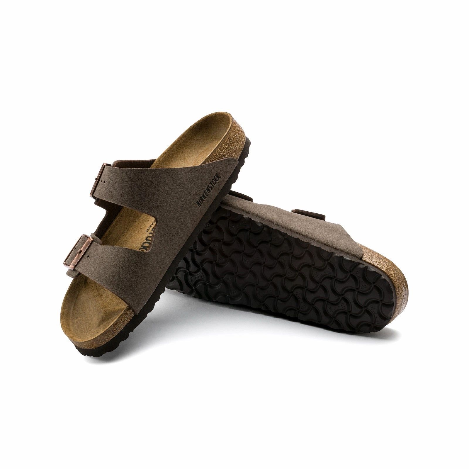 Birkenstock Arizona Birkibuc (Mocha) Men's Sandals 0151181 151181 Thermoplastic Heel Cup