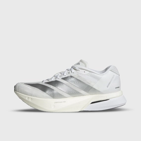 Flex grooves adidas Women's Adizero Boston 13 White / Matte Silver - Dash Grey
