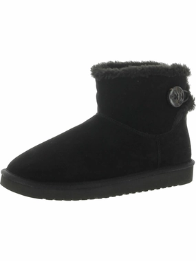 Reinforced toe Washable Nalie Mini Womens Suede Faux Fur Winter & Snow Boots