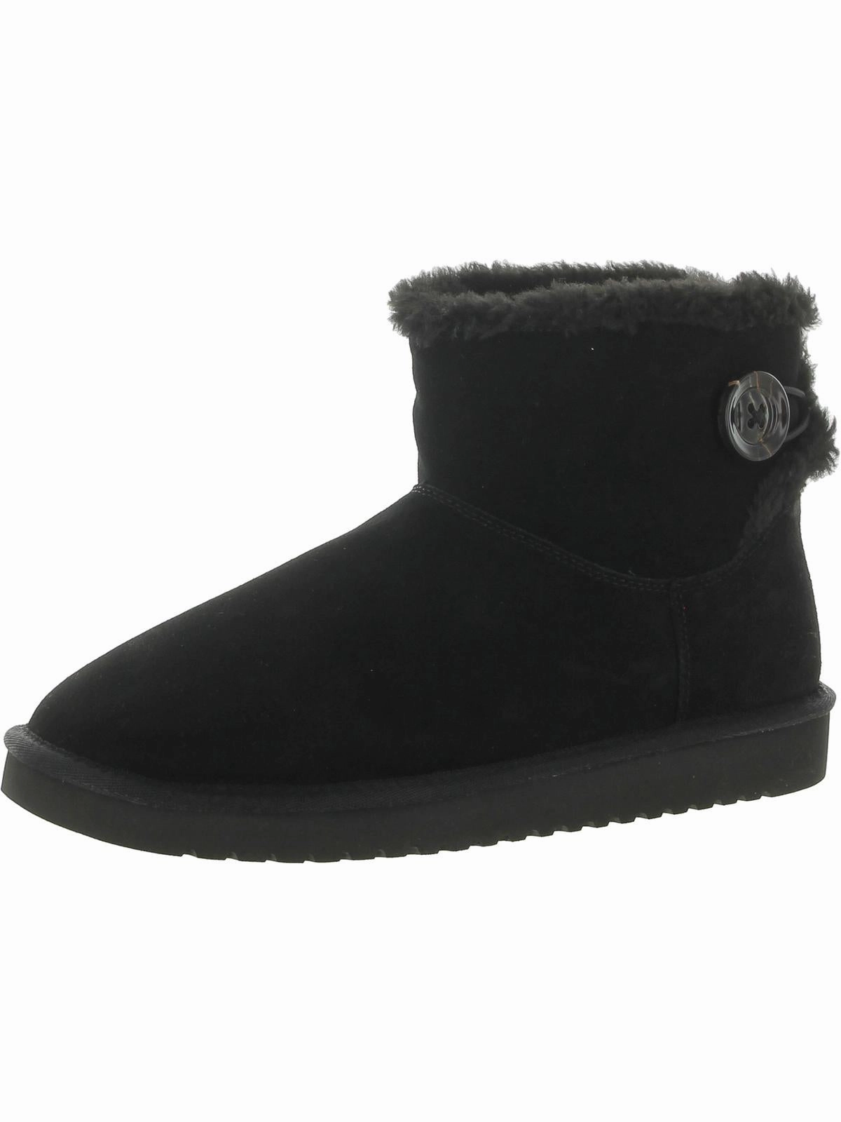 Reinforced toe Washable Nalie Mini Womens Suede Faux Fur Winter & Snow Boots