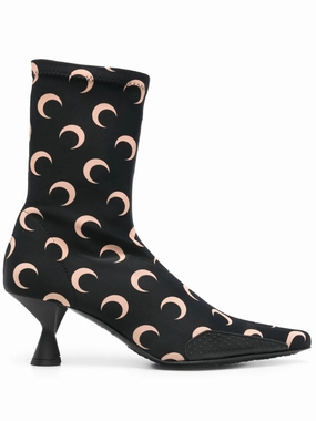 Flexible Frame Night Travel Fashion Show Marine Serre Women's Boots