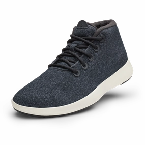 Allbirds Wool Runner-up Mizzles - LIMITED EDITION: Dark Gray (Natural White Sole) interval training running wear comedy - themed running shoes