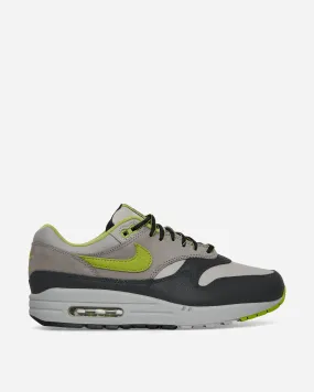 HUF Air Max 1 Sneakers Anthracite / Pear / Medium Grey Lockdown Strap Quick Trip