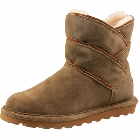 Angela Womens Suede Fur Lined Winter Boots waterproof