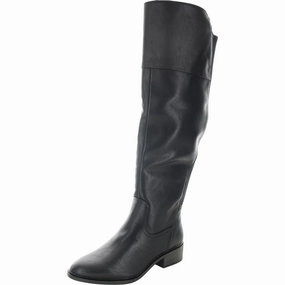 Stable Support Cold Weather Commuter Rough Path Anika Womens Zipper Faux Leather Knee-High Boots