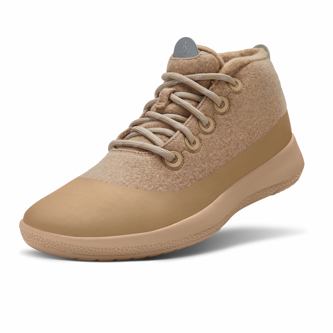 Allbirds Wool Runner-up Mizzle Plus - LIMITED EDITION: Hazy Beige (Hazy Beige Sole) Heel