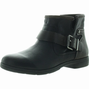 Rough Womens Leather Ankle Booties Timeless Quality Slip Resistant City Walking