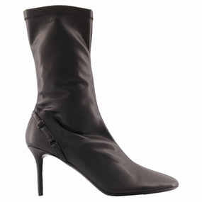 Heavy Grip nylon Ankle Boots - Courreges - PVC - Black