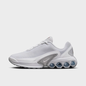 Nike Air Max DN GS White / White - Metallic Silver Modern Pace Cushioned Upper
