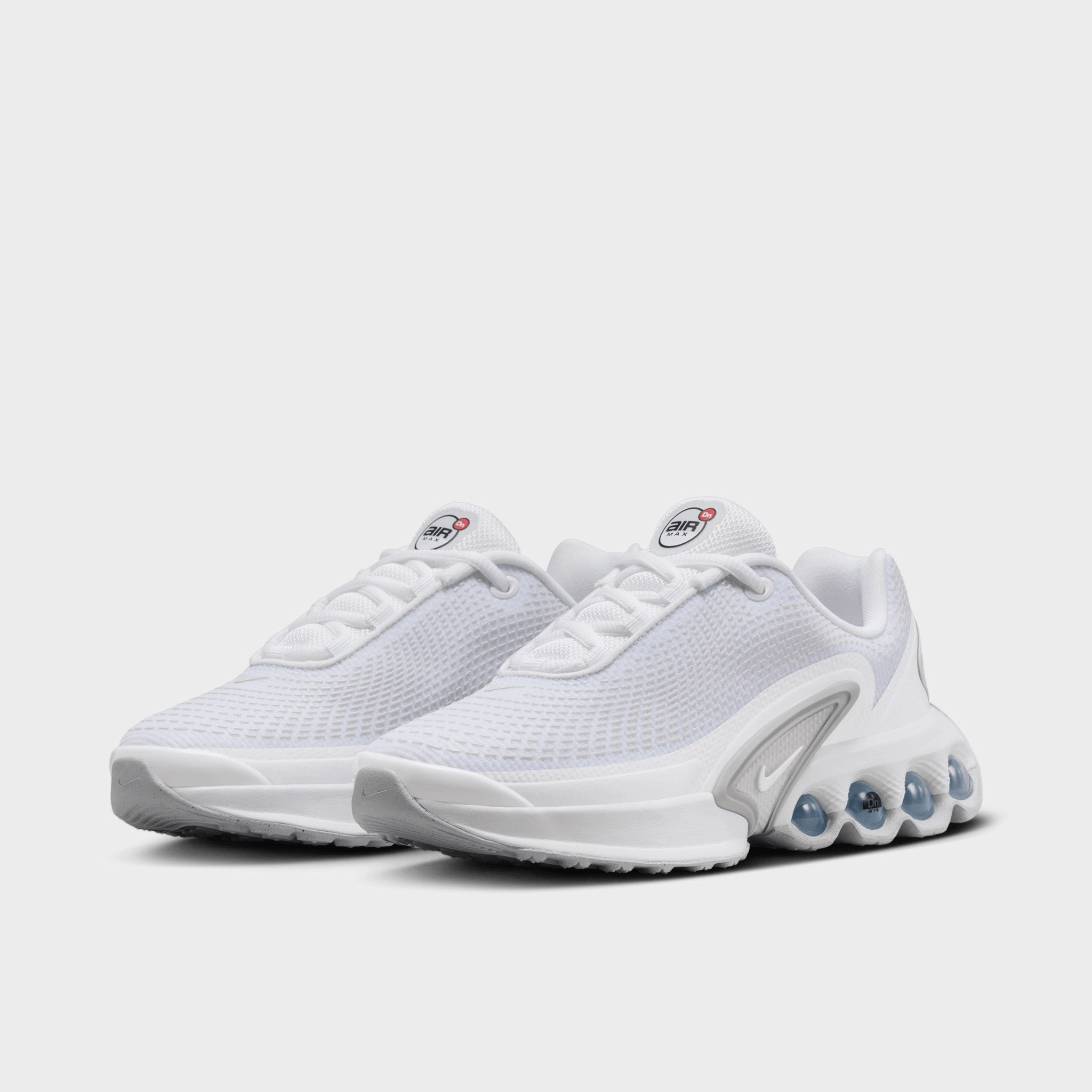 Nike Air Max DN GS White / White - Metallic Silver Path Stroll Desert Step