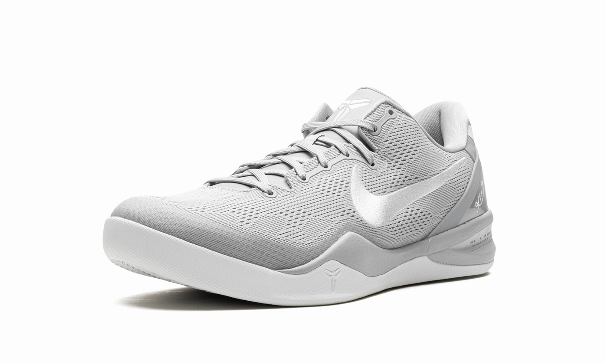 Stretchy Material Shock Absorption Cushioning Kobe 8 Protro "Wolf Grey"