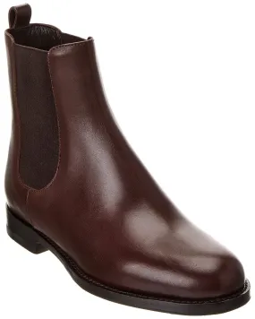 Manolo Blahnik Chelsa 25 Leather Boot Mud Resistant Rainy Days Temperature Regulating