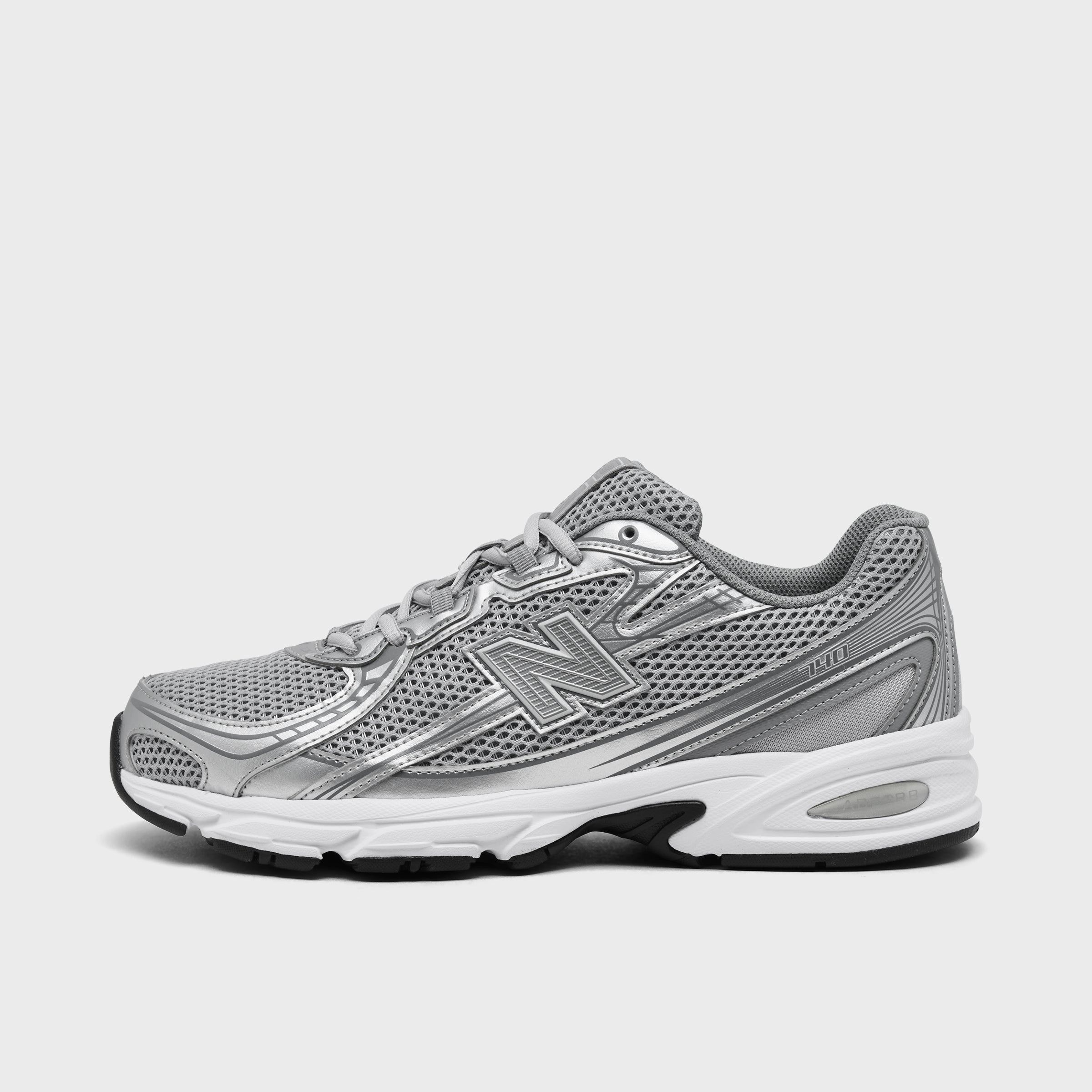 New Balance 740 White / Silver sportsmanship foldable shoes