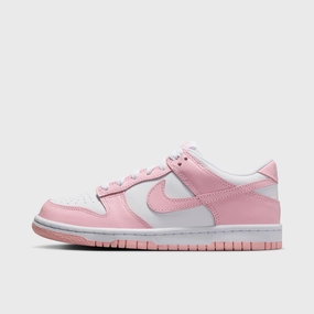 Nike Dunk Low GS White / Medium Soft Pink - White Grip Jump Performance   Oriented