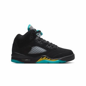 Air Jordan 5 Retro GS 'Aqua' 440888-047 Full Comfort Ankle Lock Technology