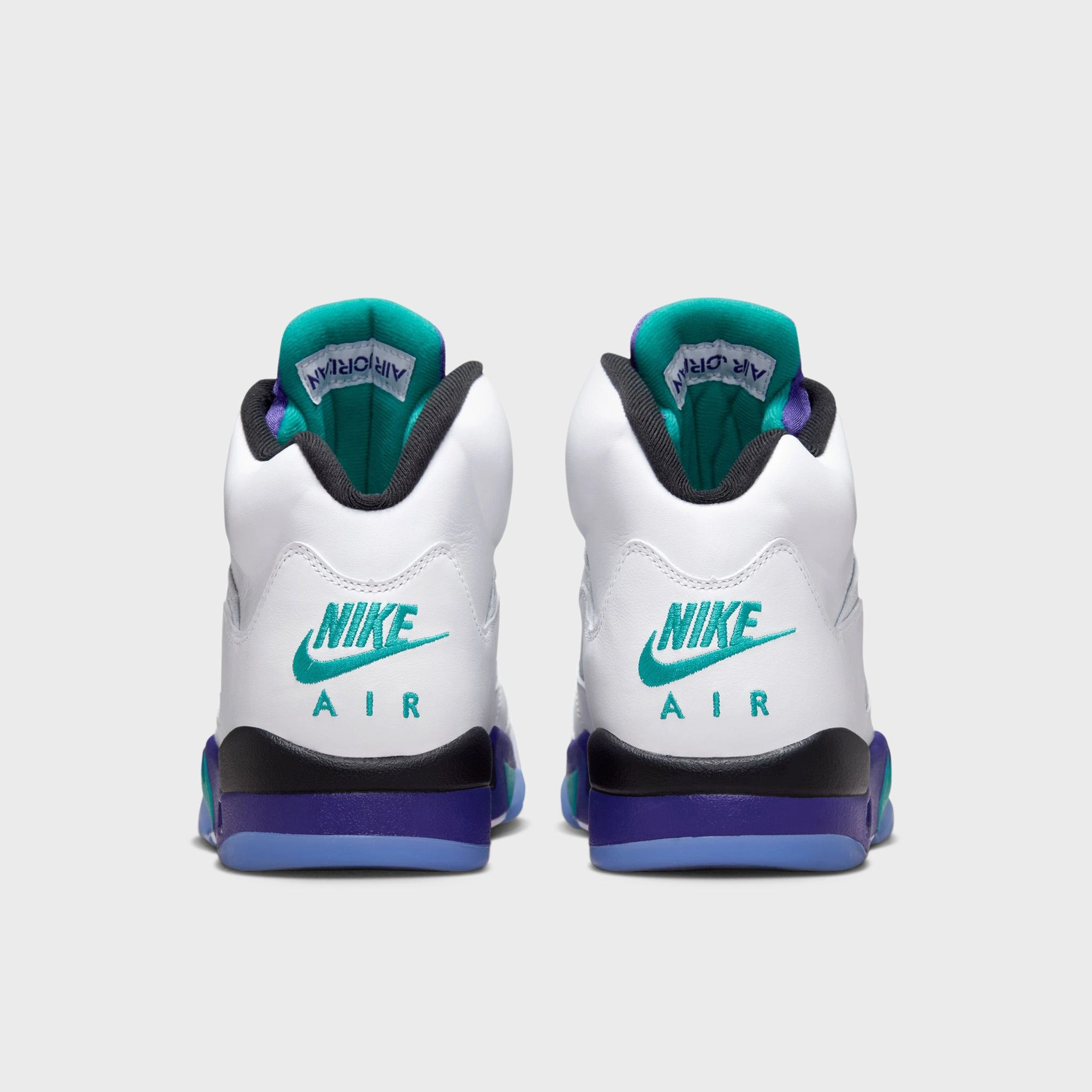 Toe Cap Cushioned Medial Post Jordan 5 Retro OG White / New Emerald - Grape Ice