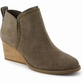 Womens Solid Suede Shooties Functional Build