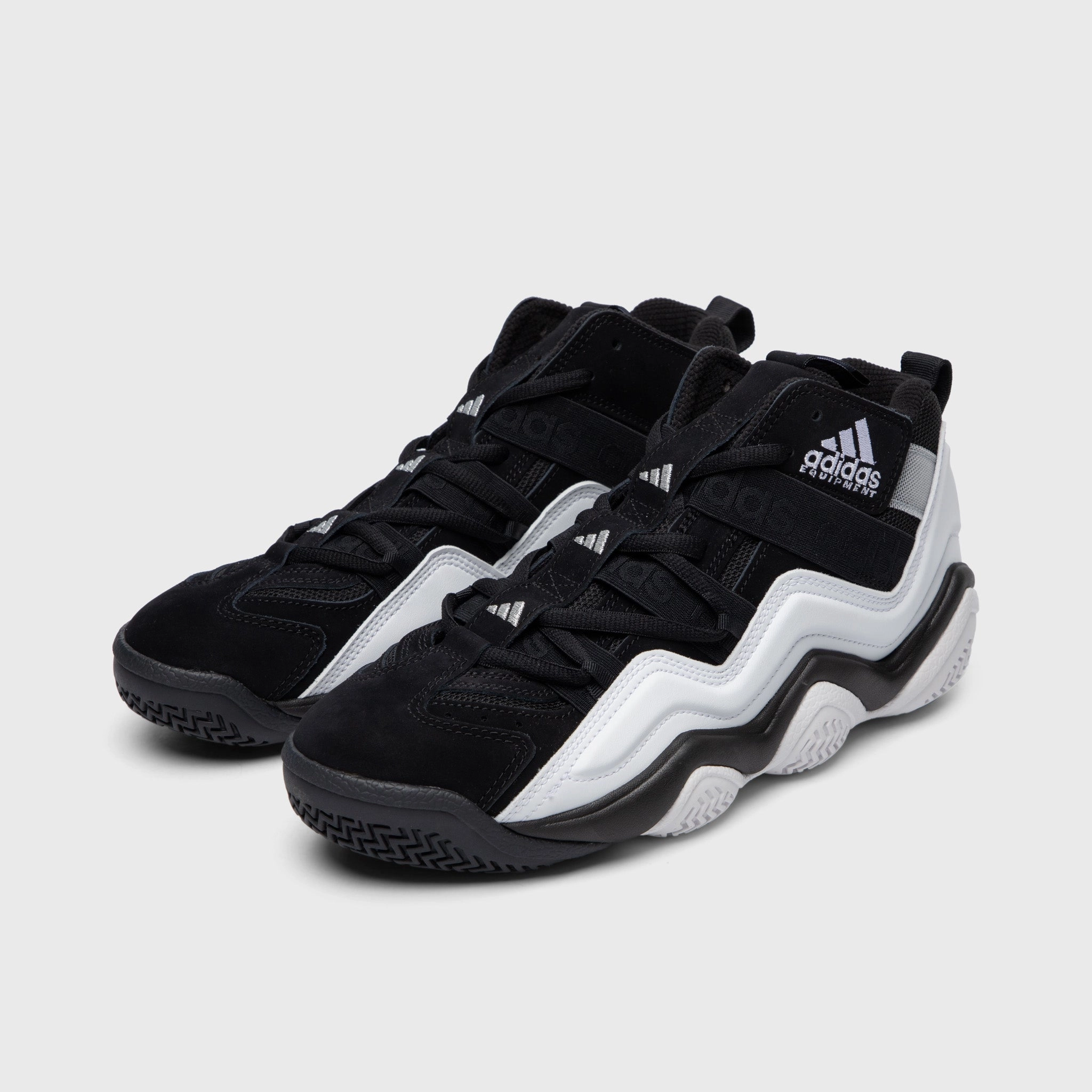 adidas Originals Top Ten 2000 Core Black / Cloud White - Silver Metallic Outdoor Comfort Sharp Movement