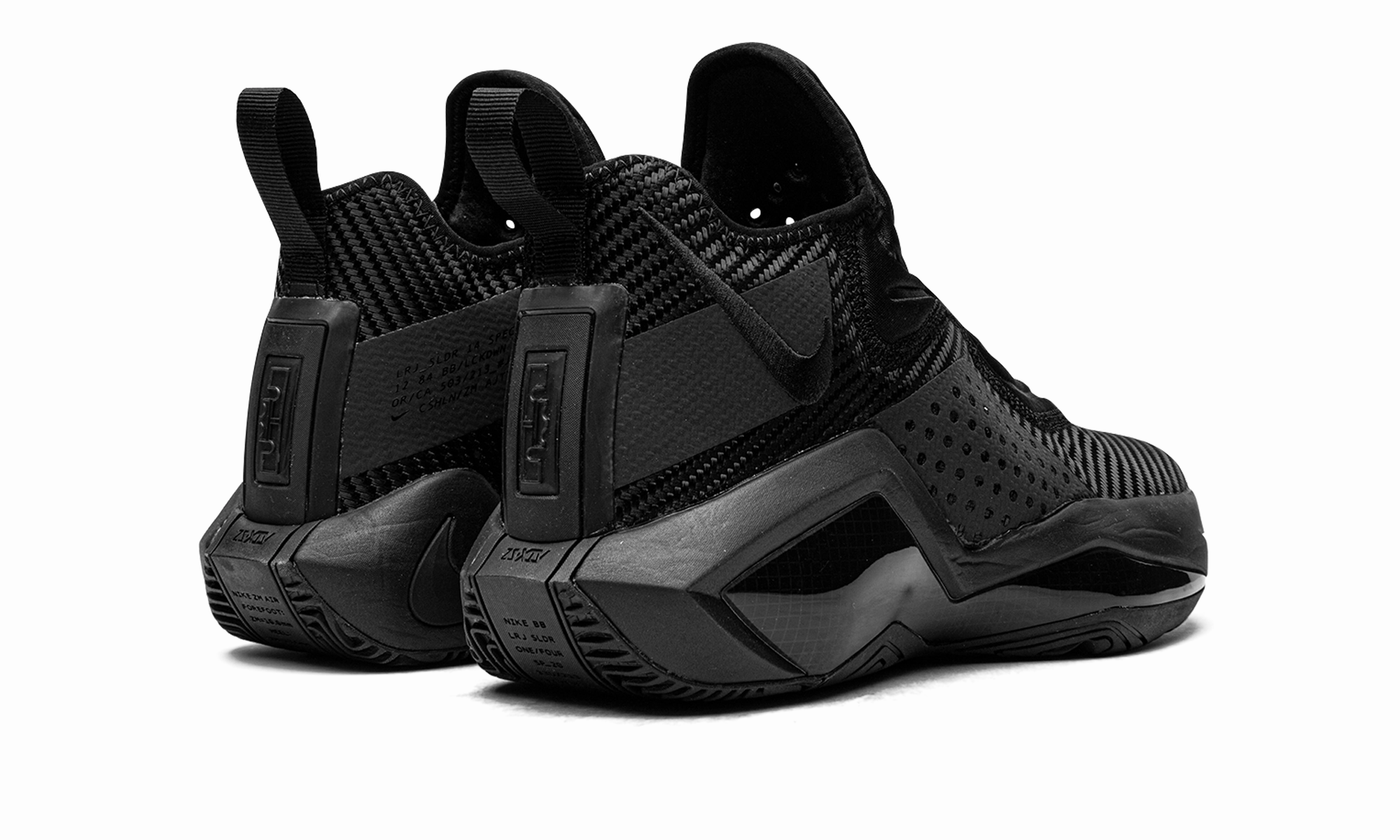 LeBron Soldier XIV "Triple Black" Elastic Neutrality Pro Speed Fit