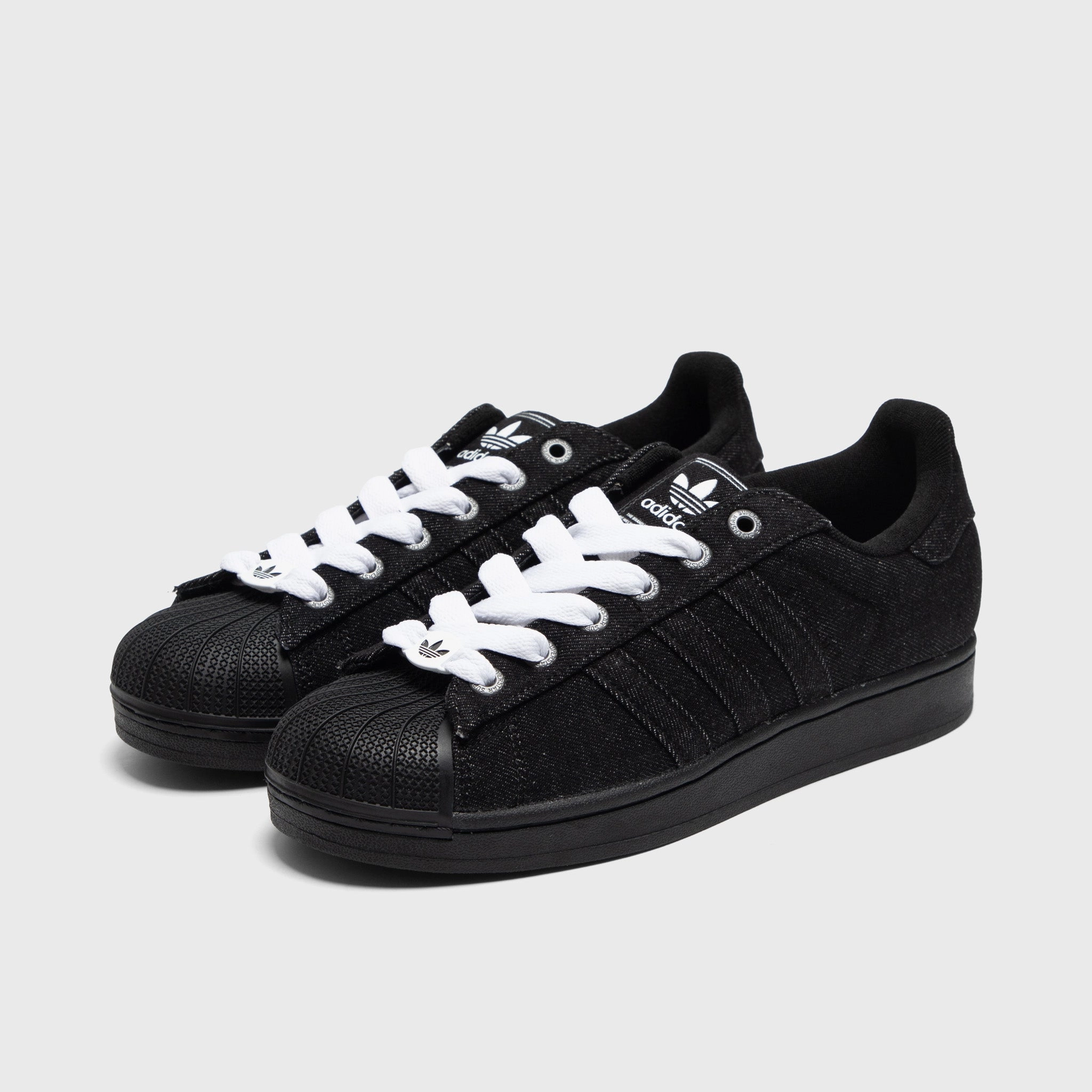 adidas Superstar II Black / Black - White Step Stable