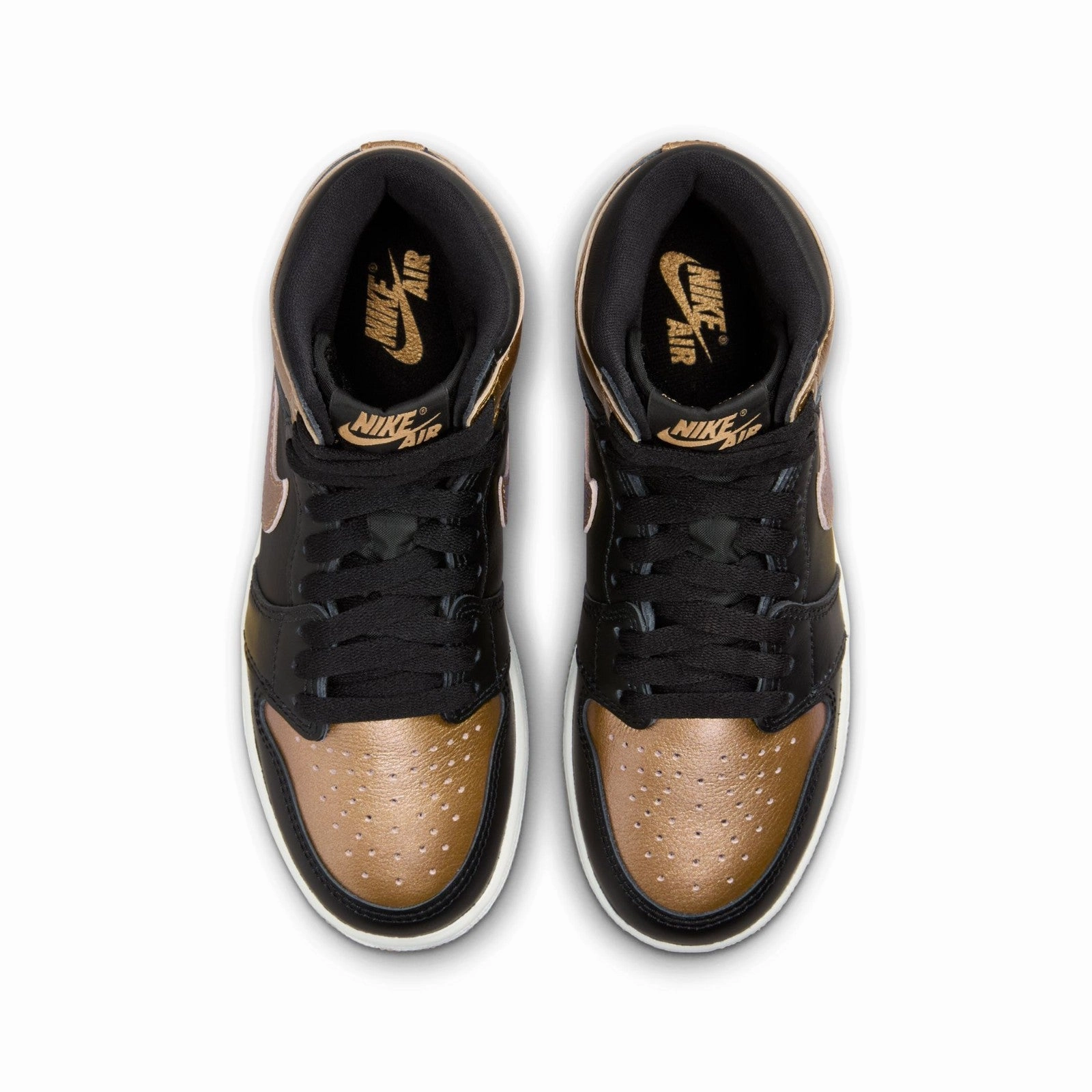 Jordan 1 Retro High OG "Black and Gold" FD1437-071 Vibration Dampening Tech Slip   On Design