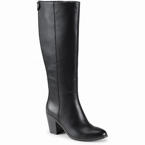 Outdoor Adventure Secure And Comfortable Kiara Womens Block Heel Faux Leather Knee-High Boots