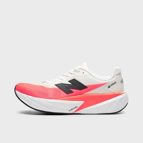 New Balance FuelCell Rebel v5 White / Pink strap - trimmed - design shoes