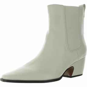 VIANCA Womens Zipper Leather Booties All Weather Urban Traveler