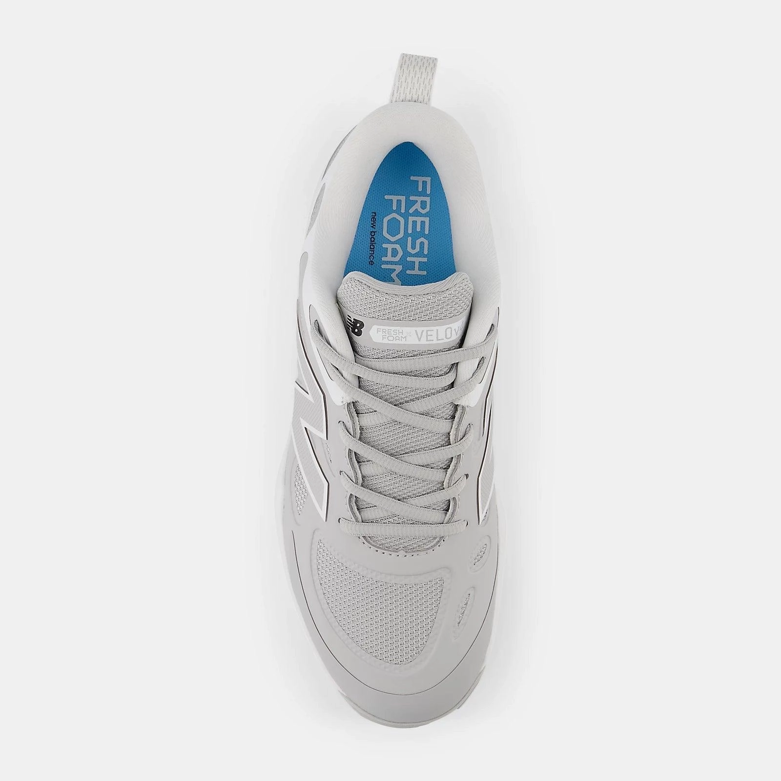 New Balance Women's Fresh Foam X Velo v4 Metal Fastpitch Softball Cleats - Grey SMVELOG4 daily runner shoes running for energy boost