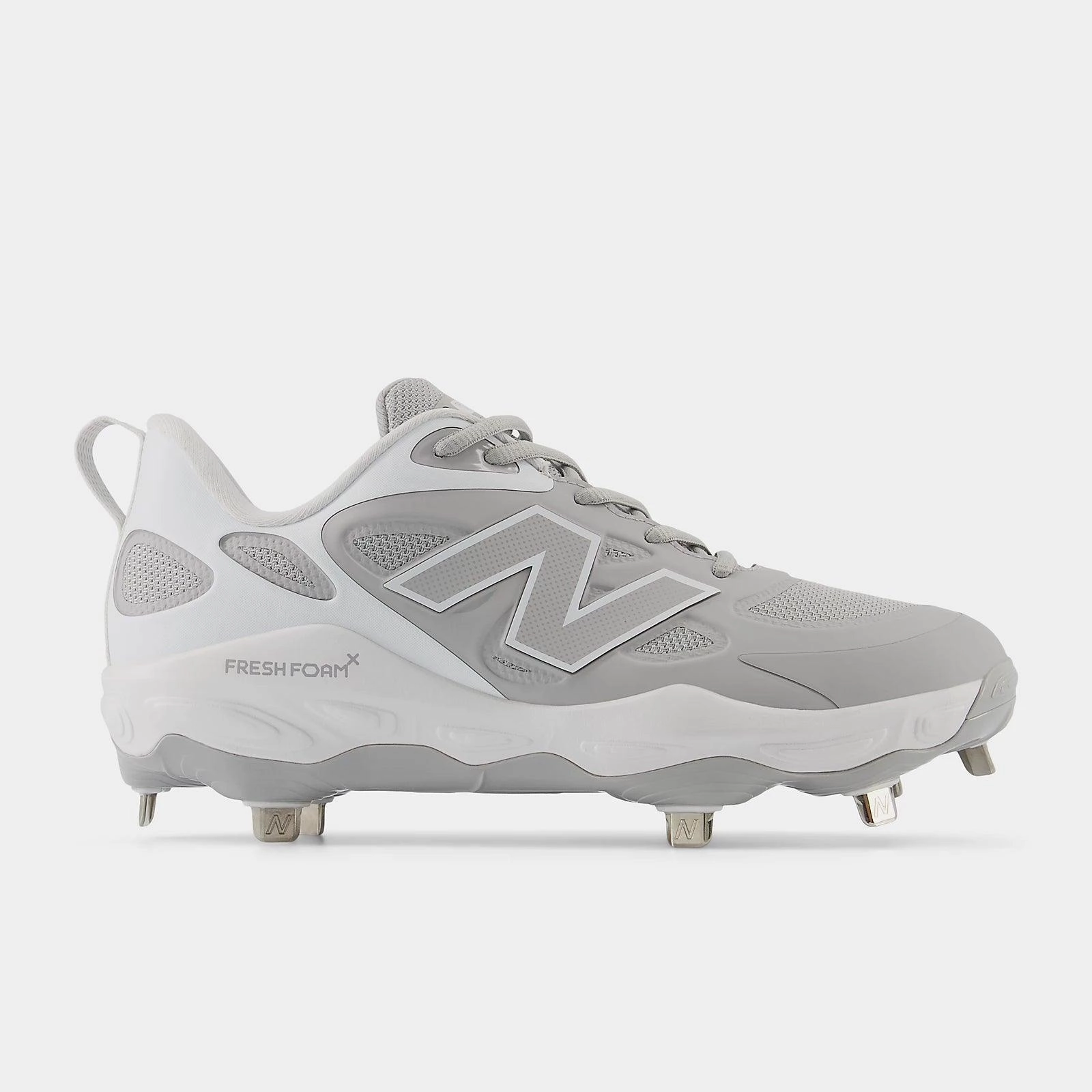 Superior Comfort fartlek - run shoes New Balance Women's Fresh Foam X Velo v4 Metal Fastpitch Softball Cleats - Grey SMVELOG4