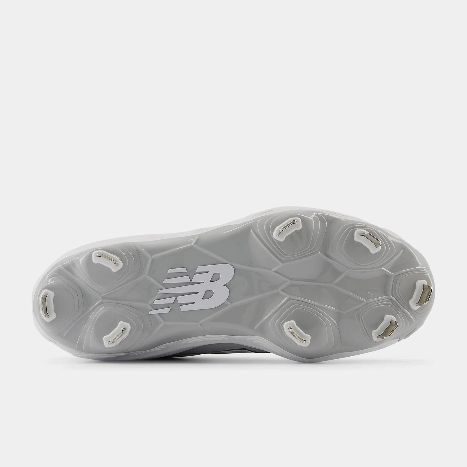 rubber - finish - design shoes New Balance Women's Fresh Foam X Velo v4 Metal Fastpitch Softball Cleats - Grey SMVELOG4