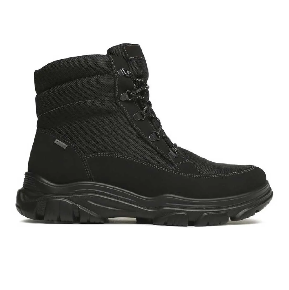 Stable Support River Crossing Ara Men's Freeport Black Tech Mesh Gore-Tex Wateproof