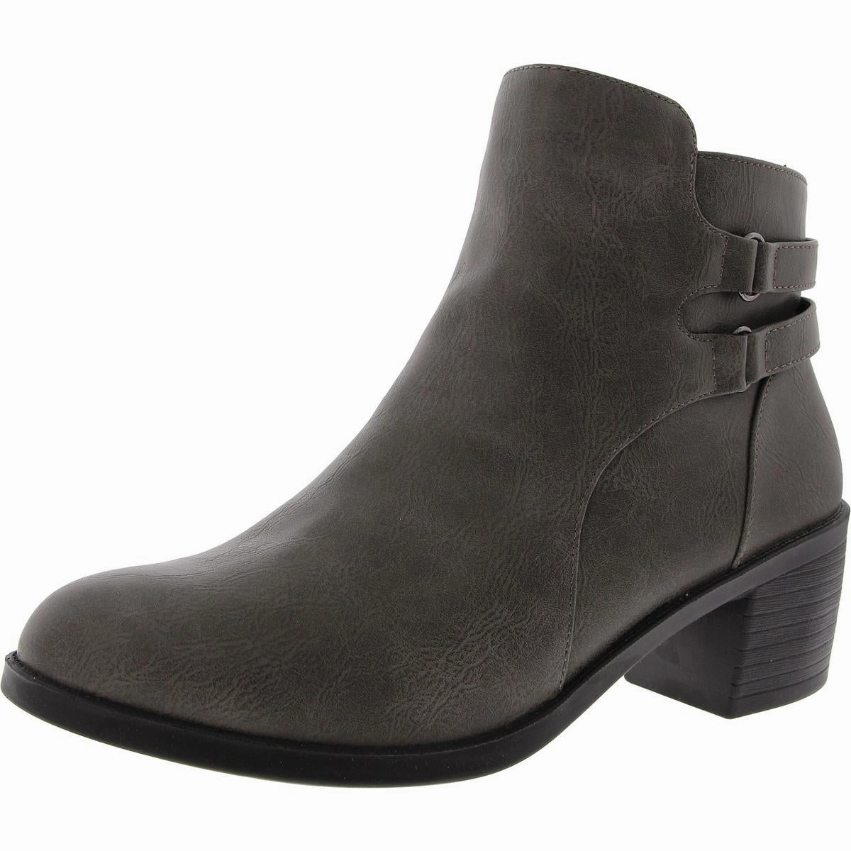 Hard Wear London Edge MURPHYNN Womens Comfort Insole Manmade Ankle Boots
