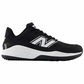 elastic - band running shoes New Balance Men's Fresh Foam 3000 v7 Synthetic Turf Baseball Shoes - Black - T3000SK7
