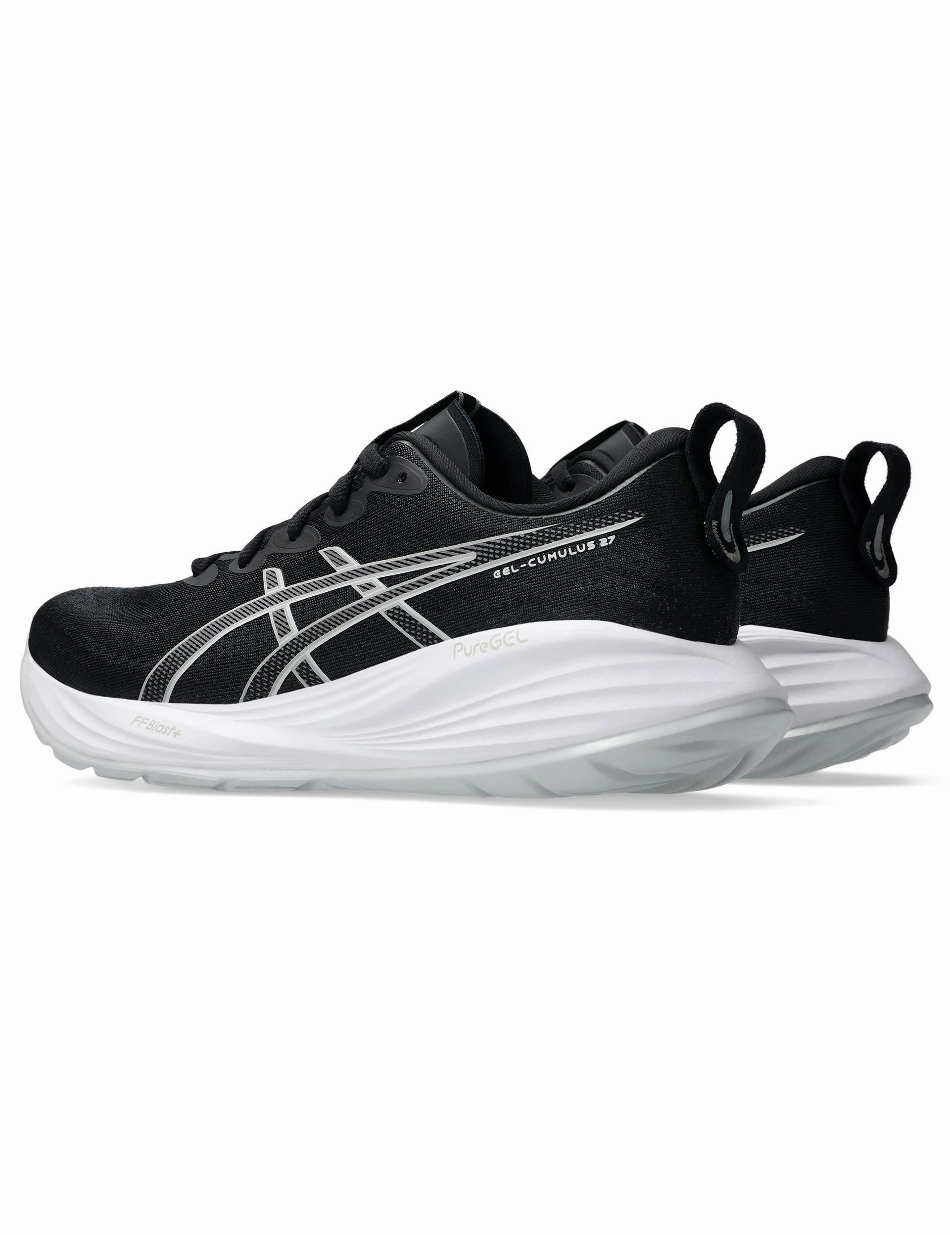 Gel-Cumulus 27 - Black/Concrete Breath Flow running for a way to stay disciplined