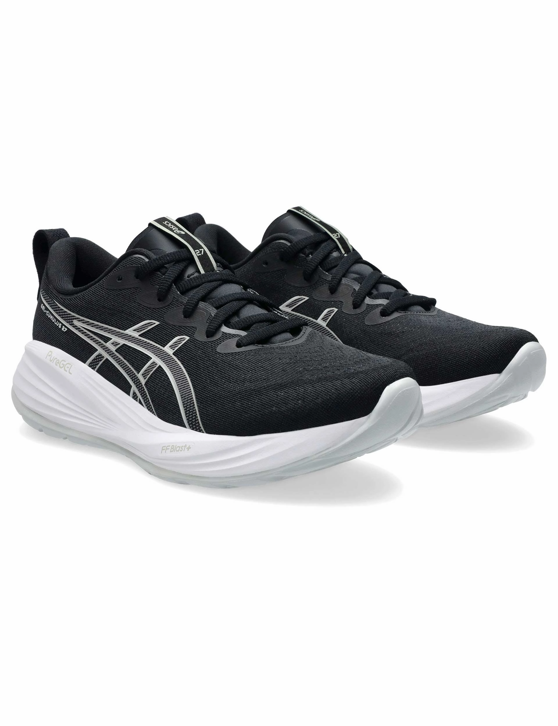 Gel-Cumulus 27 - Black/Concrete Light - On - Feet high - cut running gear