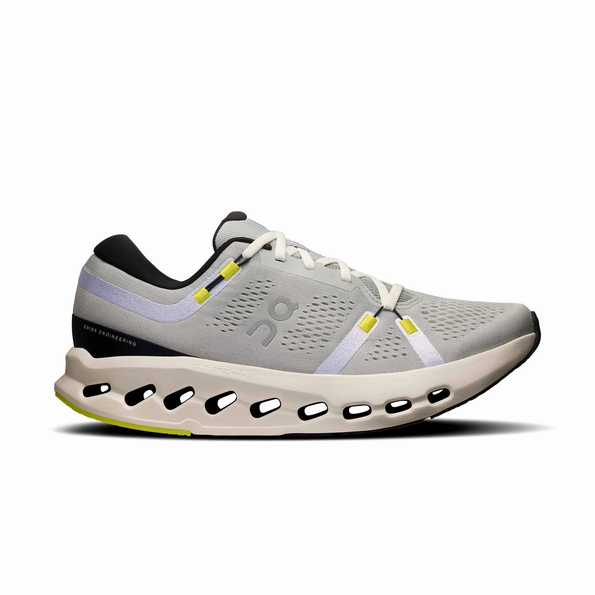 fabric shoes On | Men's Cloudsurfer 2 Running Shoes - Glacier/Ivory