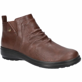 Ariadne Womens Zipper Faux Leather Booties Rough Path